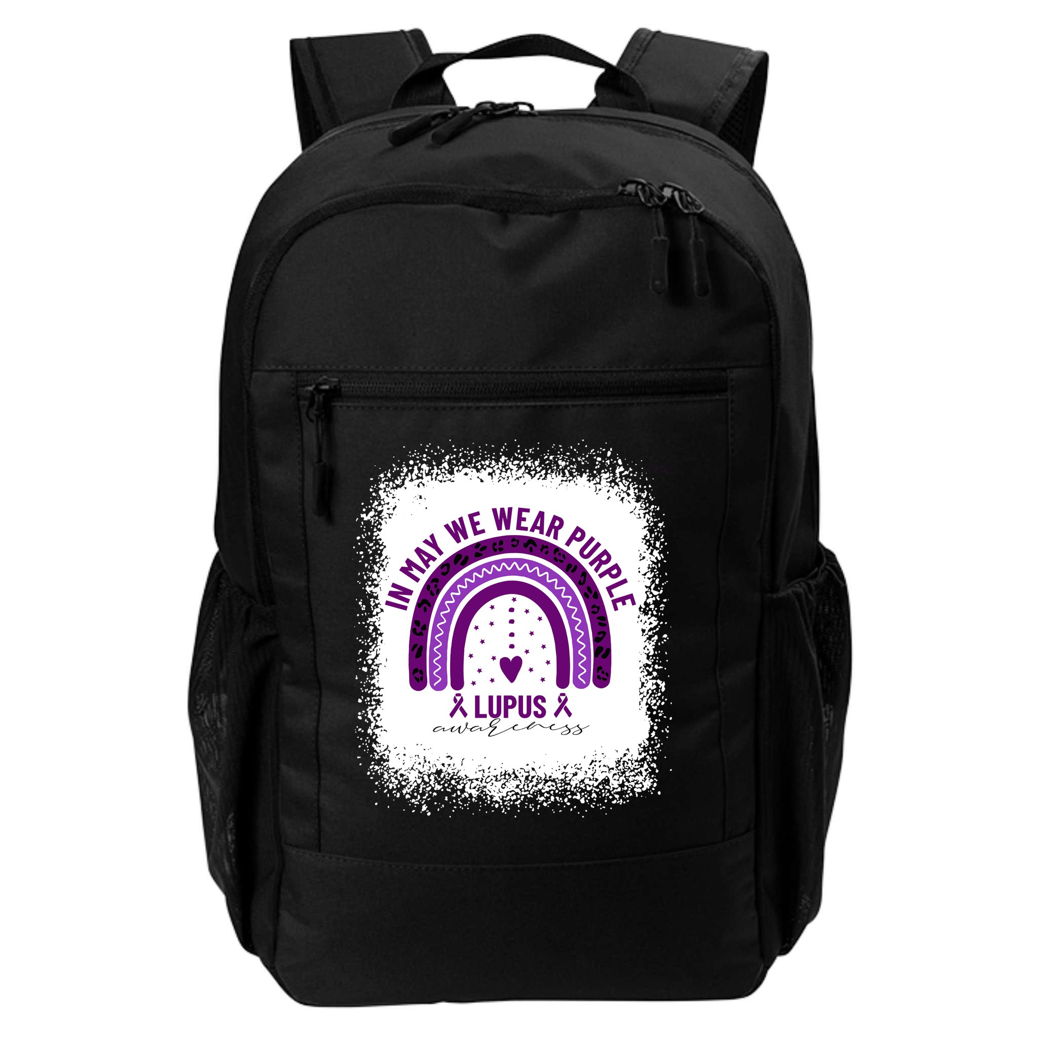 I May We Wear Purple Lupus Awareness Backpack