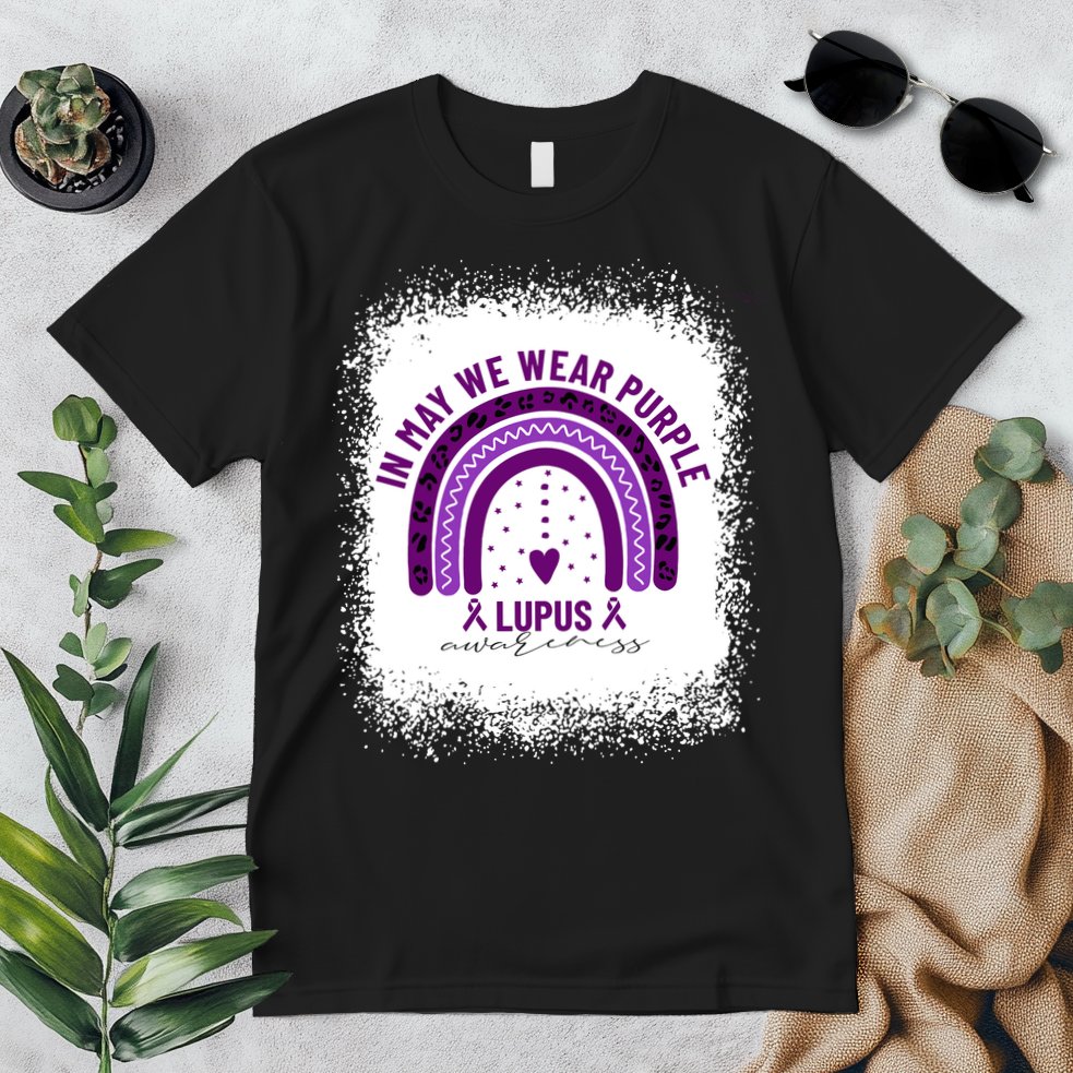 I May We Wear Purple Lupus Awareness Premium T-Shirt