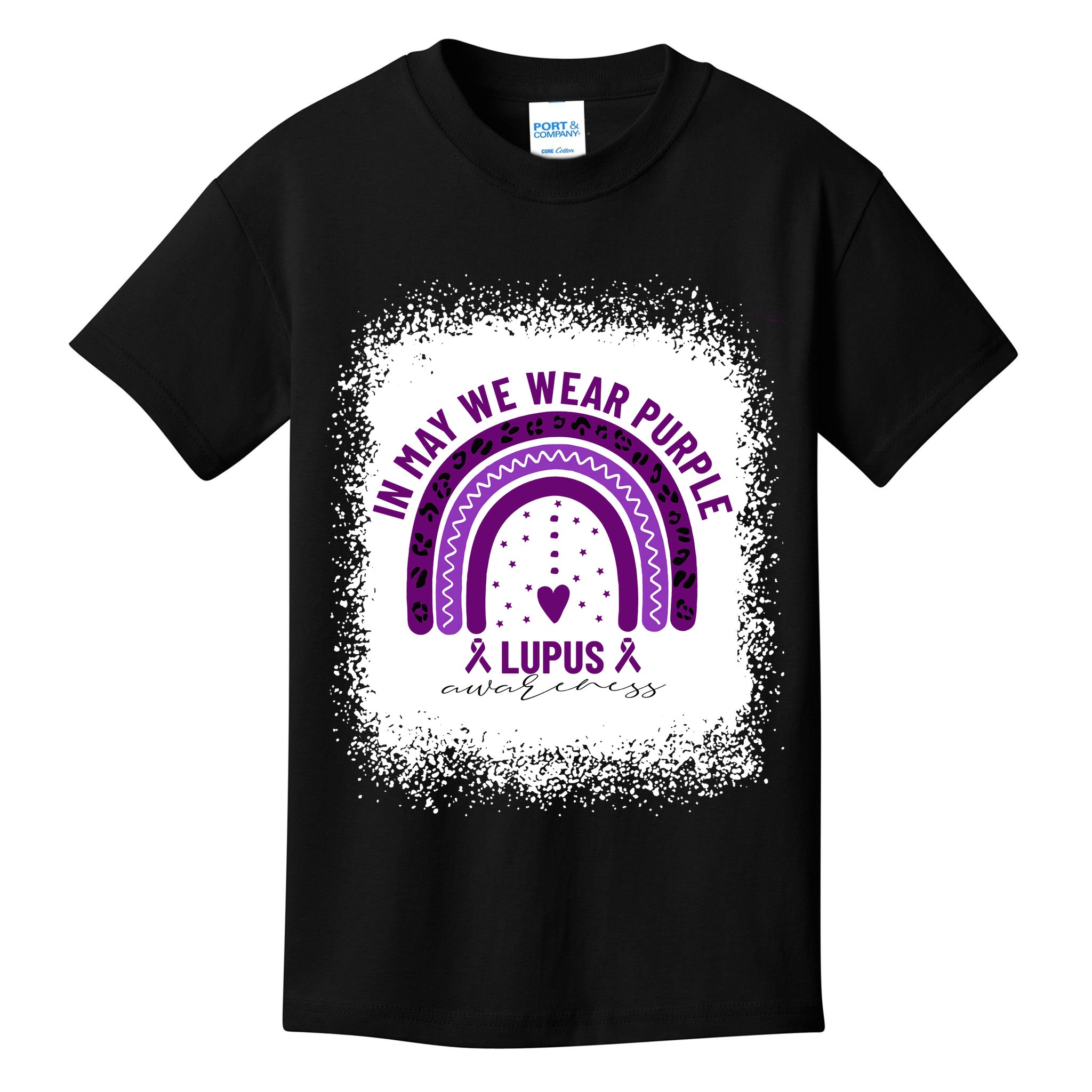 I May We Wear Purple Lupus Awareness Kids T-Shirt