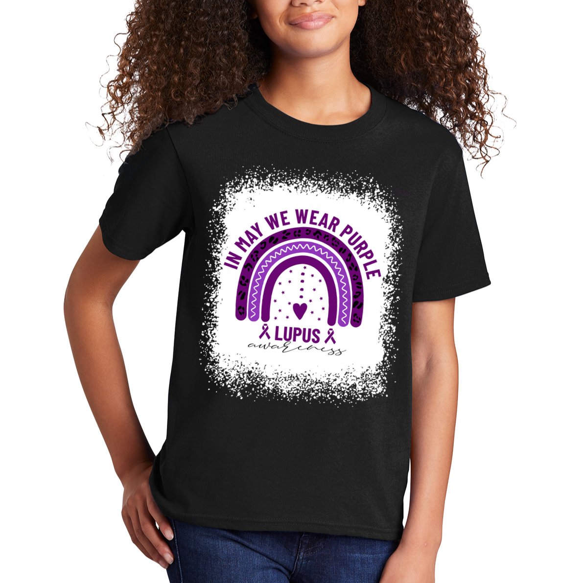 I May We Wear Purple Lupus Awareness Kids T-Shirt