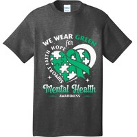 In May We Wear Green For Mental Health Awareness Month T-Shirt