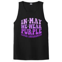 In May We Wear Purple Lupus Awareness Ribbon PosiCharge Competitor Tank