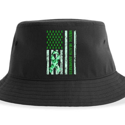 In May We Wear Green Mental Health Awareness Month Sustainable Bucket Hat