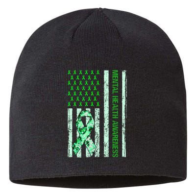 In May We Wear Green Mental Health Awareness Month Sustainable Beanie