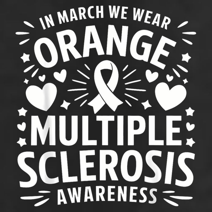 In March We Wear Orange For Multiple Sclerosis Awareness Beanie