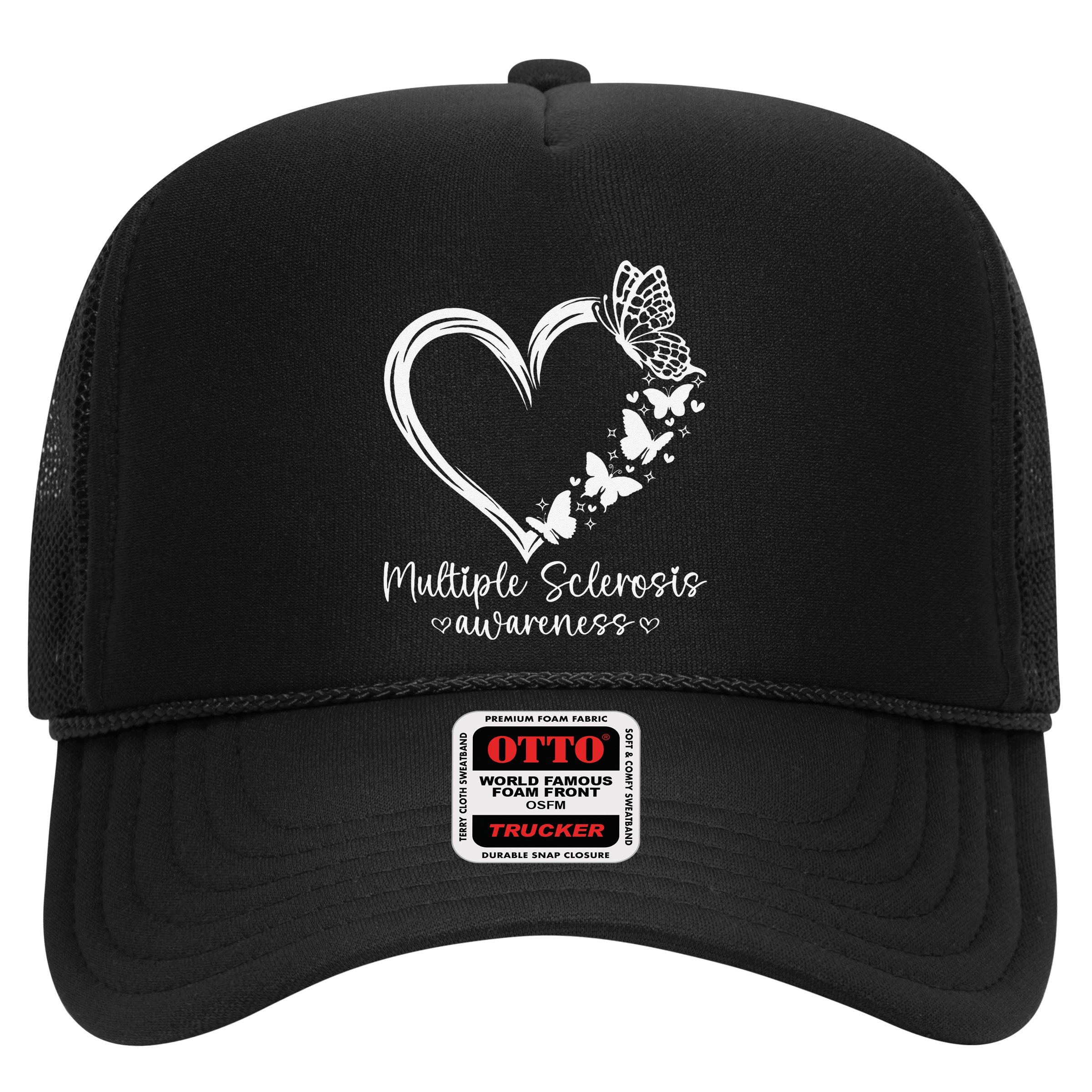 In March We Wear Orange Ribbon Ms Warrior Multiple Sclerosis Gift Hat
