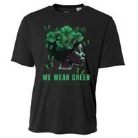 In May We Wear Green Mental Health Awareness Cooling Performance Crew T-Shirt