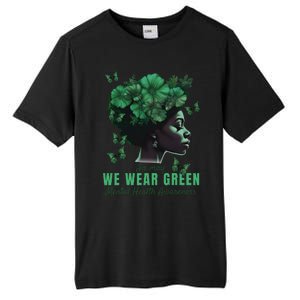 In May We Wear Green Mental Health Awareness Tall Fusion ChromaSoft Performance T-Shirt