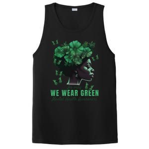 In May We Wear Green Mental Health Awareness PosiCharge Competitor Tank