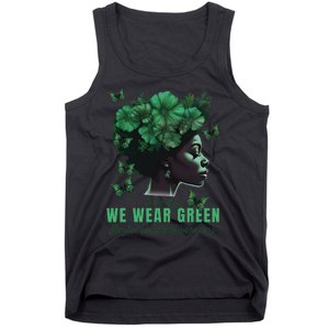 In May We Wear Green Mental Health Awareness Tank Top