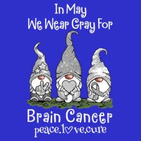 In May We Wear Gray For Brain Cancer Awareness Great Gift Hoodie