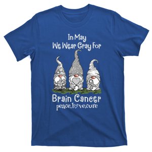 In May We Wear Gray For Brain Cancer Awareness Great Gift T-Shirt