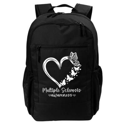 In March We Wear Orange Ribbon MS Warrior Multiple Sclerosis Daily Commute Backpack