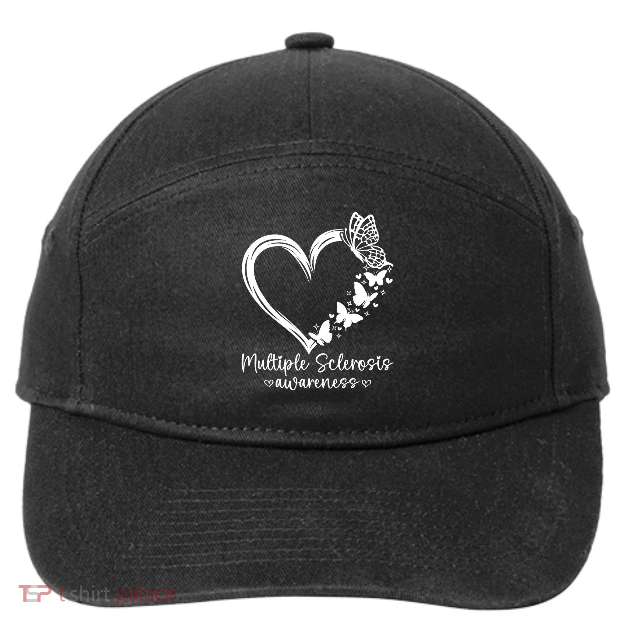 In March We Wear Orange Ribbon MS Warrior Multiple Sclerosis 7-Panel Snapback Hat