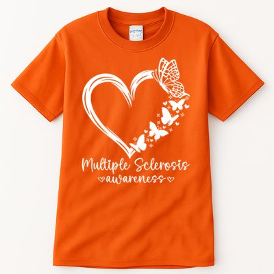 In March We Wear Orange Ribbon MS Warrior Multiple Sclerosis Tall T-Shirt