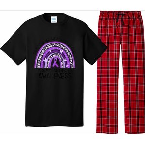 In March We Wear Purple Autoimmune Disease Awareness Raglan Baseball Pajama Set