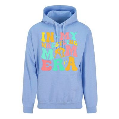 In My Wrestling Mom Era Funny Mom Sport MotherS Day Unisex Surf Hoodie