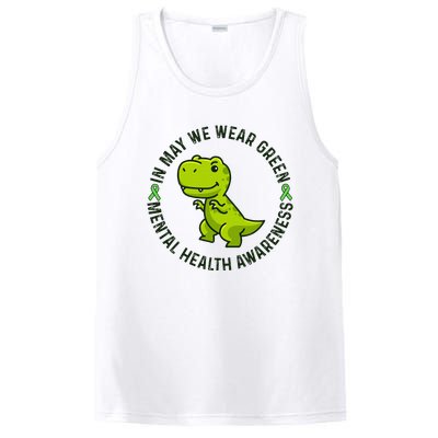 In May We Wear Green For Mental Health Awareness Month PosiCharge Competitor Tank