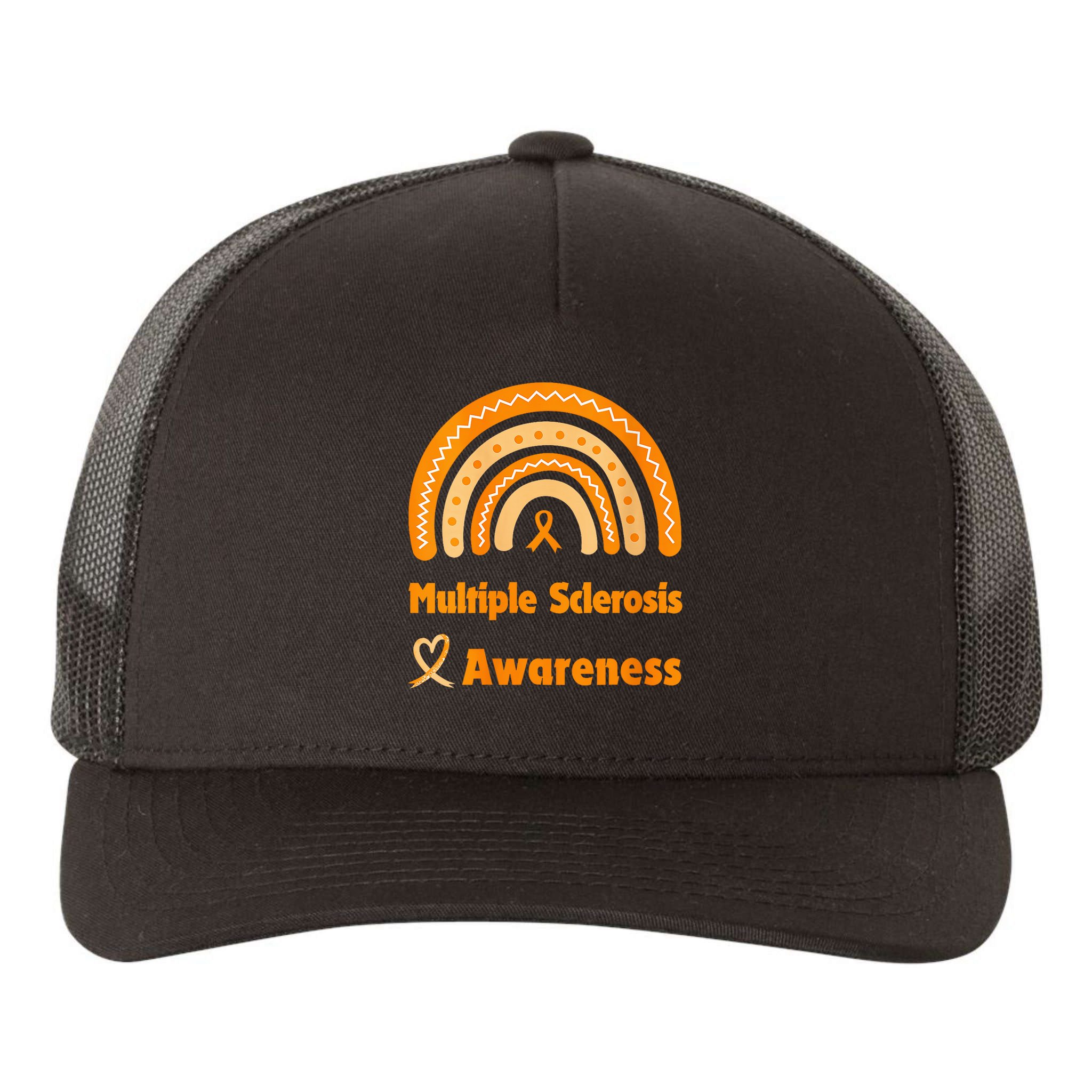 In March We Wear Orange Multiple Sclerosis Awarenes Yupoong Adult 5-Panel Trucker Hat