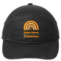 In March We Wear Orange Multiple Sclerosis Awarenes 7-Panel Snapback Hat