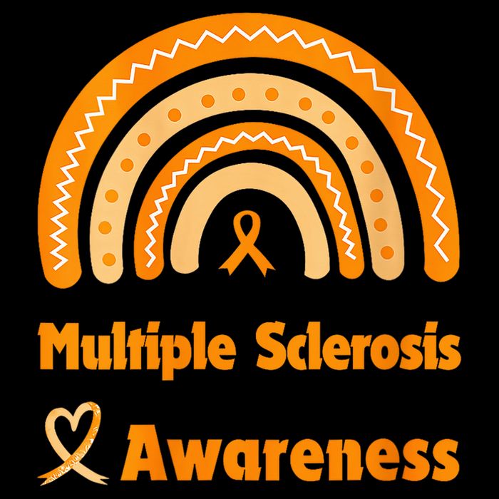 In March We Wear Orange Multiple Sclerosis Awarenes Youth Performance Sprint T-Shirt