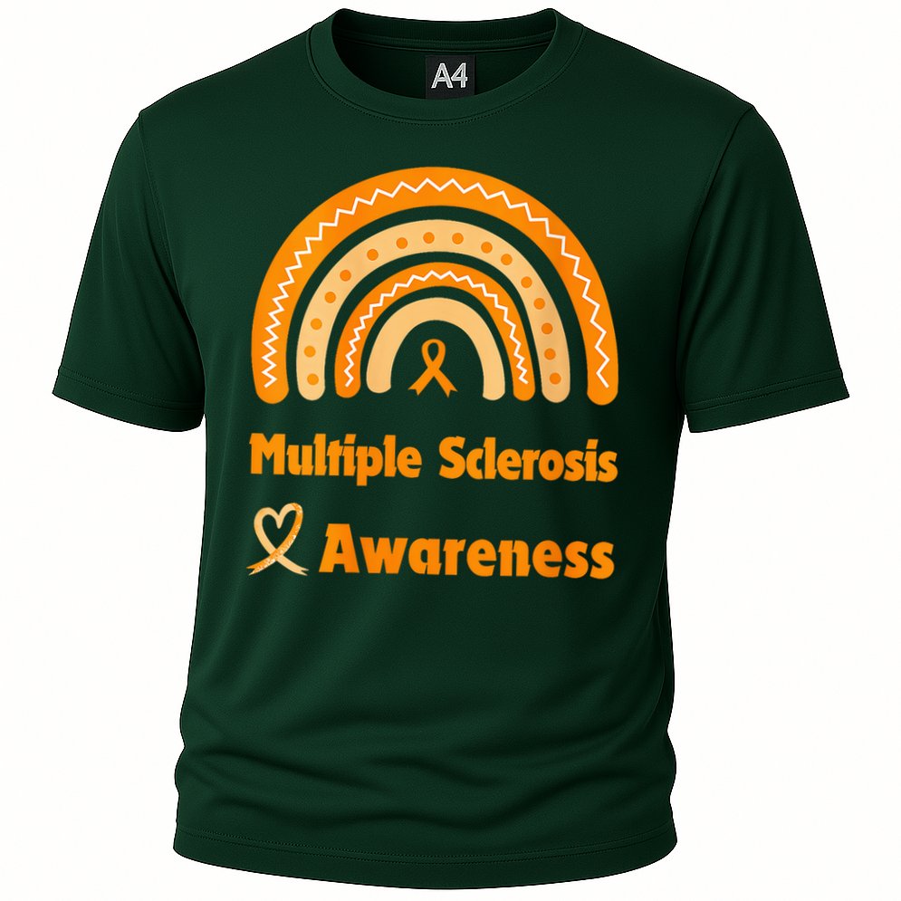 In March We Wear Orange Multiple Sclerosis Awarenes Performance Shirt