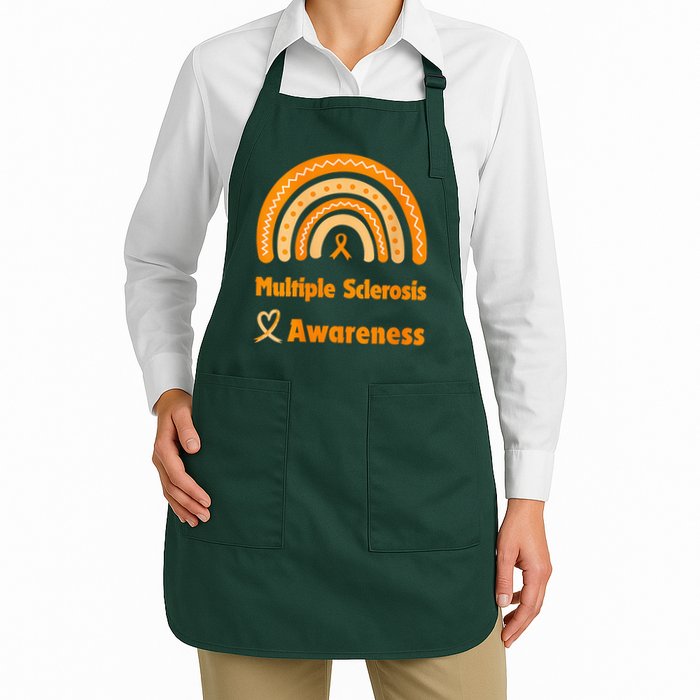 In March We Wear Orange Multiple Sclerosis Awarenes Apron