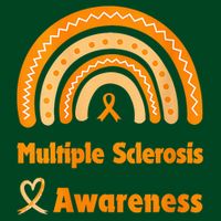 In March We Wear Orange Multiple Sclerosis Awarenes Apron
