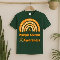 In March We Wear Orange Multiple Sclerosis Awarenes T-Shirt