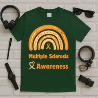 In March We Wear Orange Multiple Sclerosis Awarenes T-Shirt