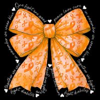 In March We Wear Orange Ribbon Multiple Sclerosis Awareness Backpack