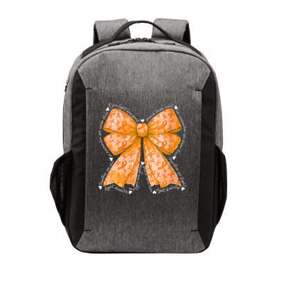 In March We Wear Orange Ribbon Multiple Sclerosis Awareness Vector Backpack