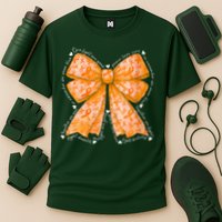 In March We Wear Orange Ribbon Multiple Sclerosis Awareness Cooling Performance Crew T-Shirt