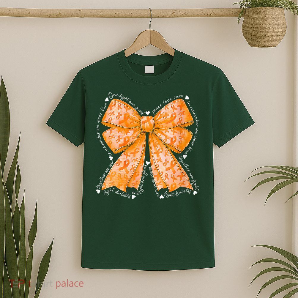 In March We Wear Orange Ribbon Multiple Sclerosis Awareness T-Shirt