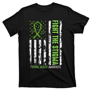 In May We Wear Green For Mental Health Awareness Month T-Shirt