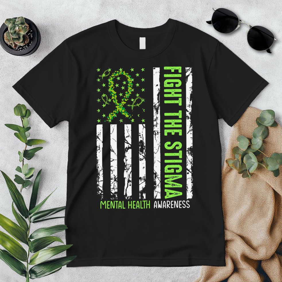 In May We Wear Green For Mental Health Awareness Month Premium T-Shirt