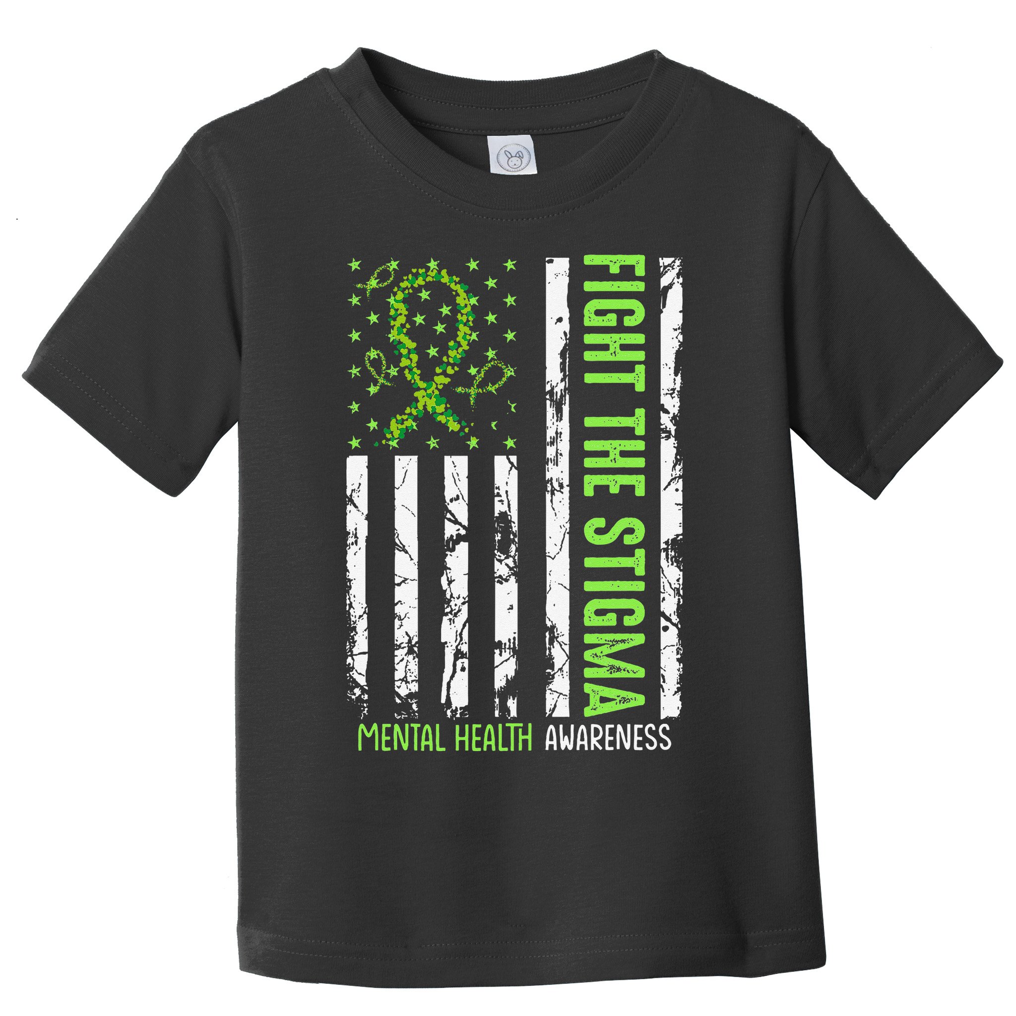 In May We Wear Green For Mental Health Awareness Month Toddler T-Shirt