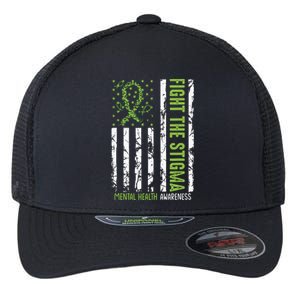 In May We Wear Green Mental Health Awareness Month Flexfit Unipanel Trucker Cap