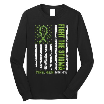 In May We Wear Green Mental Health Awareness Month Long Sleeve Shirt