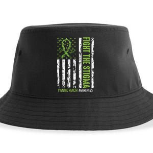 In May We Wear Green Mental Health Awareness Month Sustainable Bucket Hat