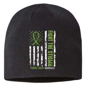 In May We Wear Green Mental Health Awareness Month Sustainable Beanie