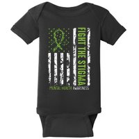 In May We Wear Green Mental Health Awareness Month Baby Bodysuit