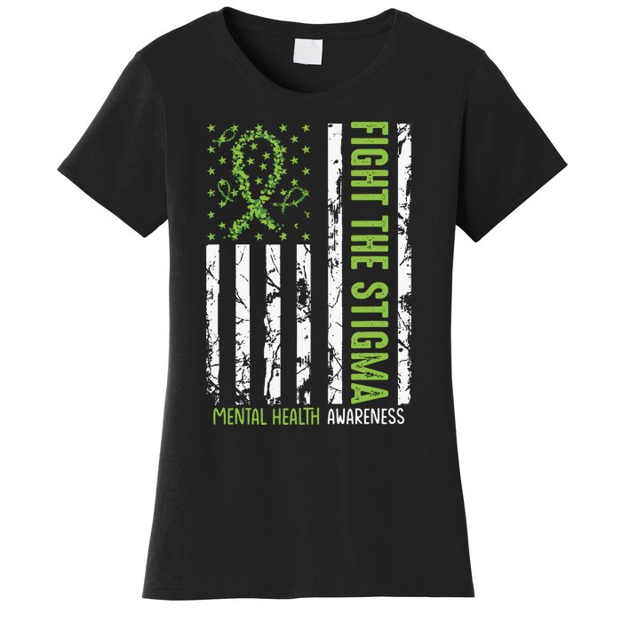 In May We Wear Green Mental Health Awareness Month Women's T-Shirt