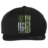 In May We Wear Green Mental Health Awareness Month Wool Snapback Cap