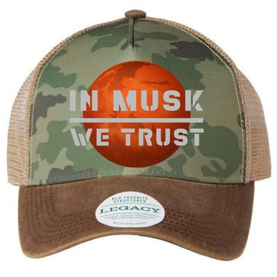 In Musk We Trust Mars Legacy Tie Dye Trucker Hat