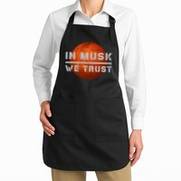 In Musk We Trust Mars Apron