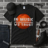 In Musk We Trust Mars Tall T-Shirt