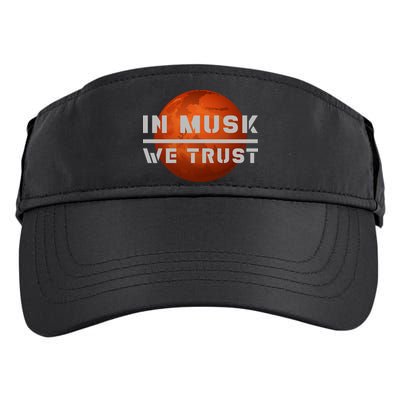 In Musk We Trust Mars Adult Drive Performance Visor