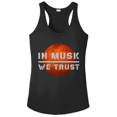 In Musk We Trust Mars Ladies PosiCharge Competitor Racerback Tank