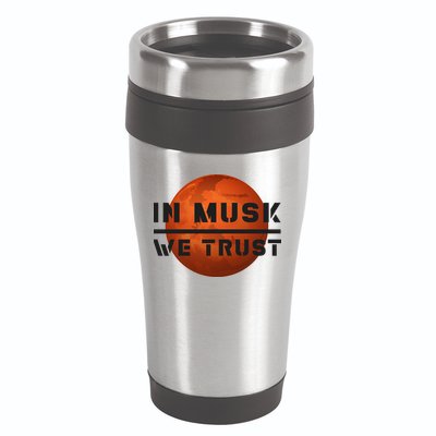 In Musk We Trust Mars 16oz Travel Tumbler